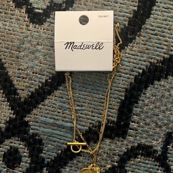 NWT Madewell Toggle Chain Necklace Set - Picture 6 of 6